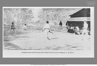 <span class="mw-page-title-main">Tennis at the 1900 Summer Olympics – Men's doubles</span> 1900 Olympic tennis tournament