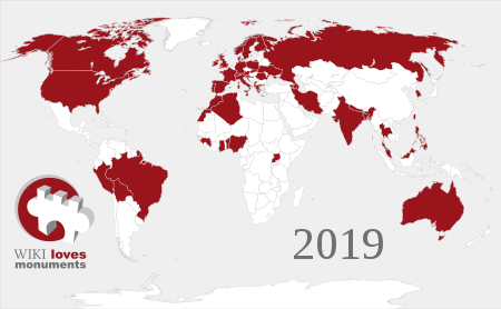 Fail:Participating Countries WLM 2019.svg