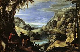 Landscape with Mercury and Argus by Paul Bril (1606)