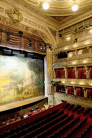 English: Innenansicht Theater an der Wien