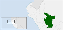Letak Region San Martín di Peru