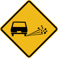 osmwiki:File:Peru road sign loose surface.svg