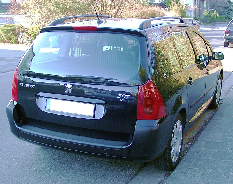 File:Peugeot 307 SW rear.jpg - Wikimedia Commons