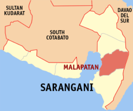 Malapatan - Carte