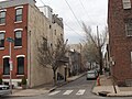 Bucknell Street, Fairmount, Philadelphia, PA 19130, 700 block, looking north from Aspen Street