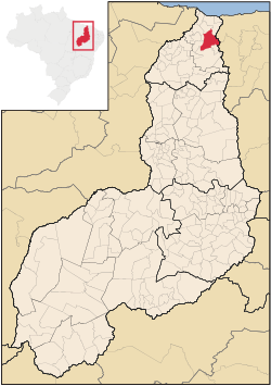 Localização de Cocal no Piauí