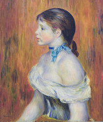 Young Woman with a Blue Choker, 1888