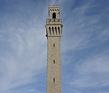 The Pilgrim Monument, designed by Willard T. Sears after the Torre del Mangia in Siena, Italy; built 1907–1910.