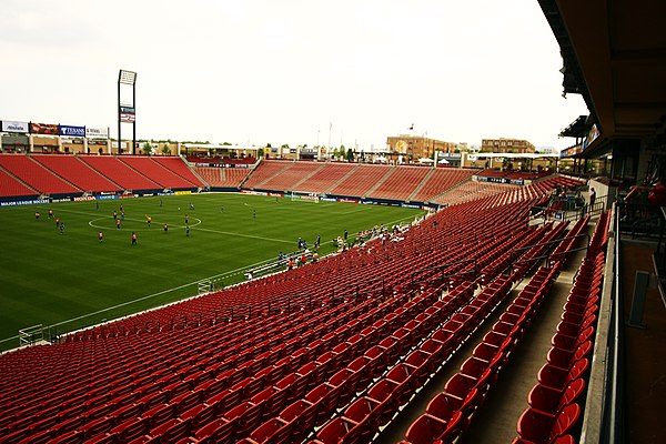 Toyota Stadium in the Dallas suburb of Frisco