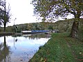 Blick von Süden auf Kanal und Brücke