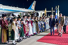 President Biden and the Minister-President of Bavaria at Munich Airport President Biden arrived at Munich for the G7 Schloss Elmau summit.jpg