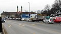 Temporary traffic management at “Luise-Kiesselbach-Platz”