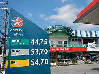 Caltex petroleum brand name of Chevron