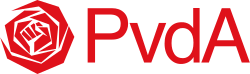 Logo of the PvdA