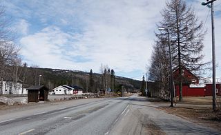 Røssvoll Village in Northern Norway, Norway