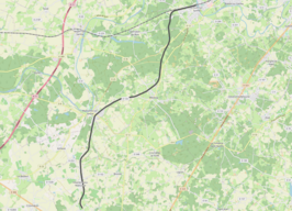Spoorlijn L'Aubinière - La Suze op de kaart