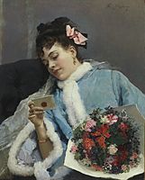 The Love Letter by Raimundo Madrazo (?).