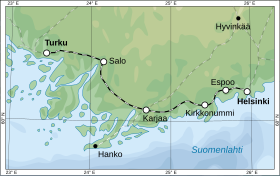 Image illustrative de l’article Ligne d'Helsinki à Port de Turku