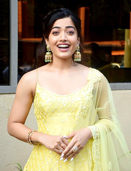 File:Rashmika Mandanna spotted during Goodbye promotions at JW Marriott.jpg