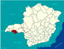 Immediate Geographic Region of Frutal, in the state of Minas Gerais, Brazil. Regiao Imediata de Frutal, Minas Gerais.png