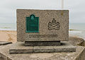 2952) Monument au Régiment de la Chaudière, armée canadienne, Juno Beach, D-Day, Calvados, , 1er août 2015