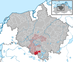 Läget för kommunen Reimershagen i Landkreis Rostock