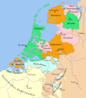 The united provinces, with Drenthe and the Generality Lands