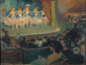 1903 tarihli Café konserinde Degasian sahneleri.