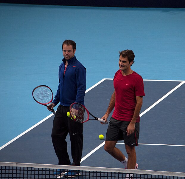 File:Roger Federer and Severin Lüthi - Basel Swiss Indoors 2014 - DSC8598.jpg