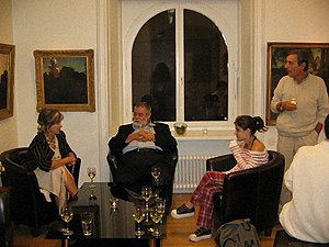 Romanian Film Days in Stockholm, 2007:
Madalina Ghitescu (right), Radu Gabrea (center). Romanian Film Days 2007 - Ghitescu.jpg