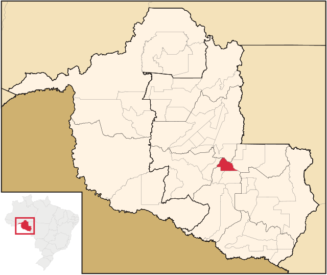 Localização de Castanheiras em Rondônia