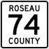 Roseau County Route 74.svg