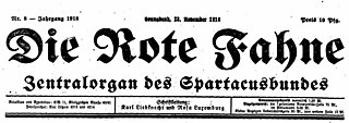 <i>Die Rote Fahne</i> German newspaper