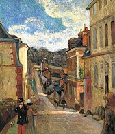 La rue Jouvenet à Rouen (Paul Gauguin, Muzeum Thyssen-Bornemisza, 1884)