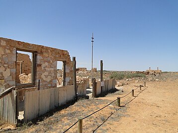 After years of drought and dust storms the town of Farina in South Australia was abandoned.