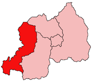 Западная провинция на карте
