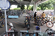 Bicycle parking at SM City East Ortigas in Pasig SM East Ortigas Bike Parking.jpg