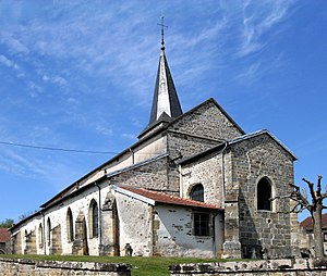 Saint-Ouen-lès-Parey, Église Sainte-Ode et Sainte-Trinité.jpg