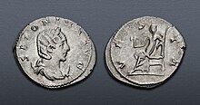 Antoninianus with bust of Salonina Salonina Coin.jpg