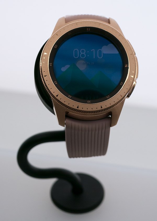 Samsung Galaxy Watch running Tizen