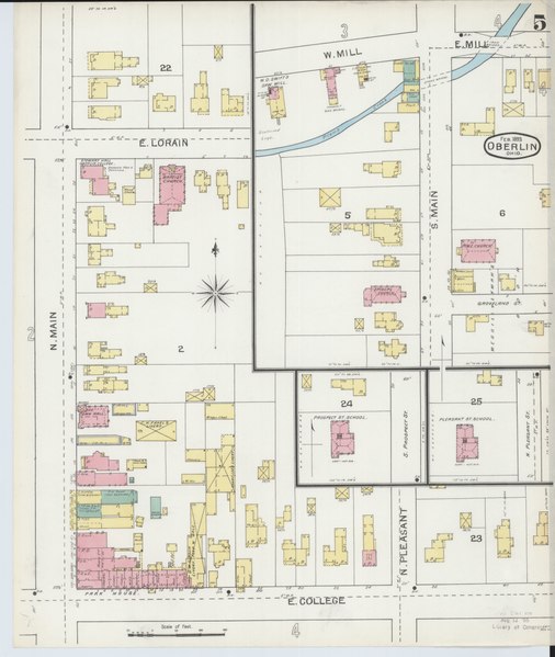 File:Sanborn Fire Insurance Map from Oberlin, Lorain County, Ohio. LOC sanborn06847 003-5.tif