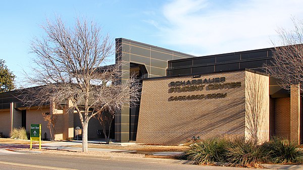 The Scharbauer Student Center at Midland College.