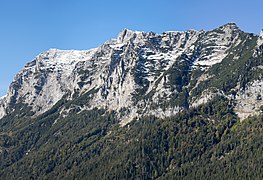 Schottmalhorn (Bildmitte) Ansicht von Osten aus der Ramsau