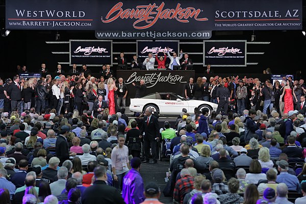 A typical Barrett-Jackson auction