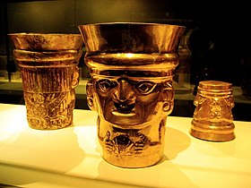 Beaker cups; 9th-11th century; gold; Metropolitan Museum of Art (New York City)