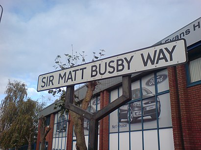 How to get to Sir Matt Busby Way with public transport- About the place