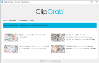 <span class="mw-page-title-main">ClipGrab</span> Video download manager