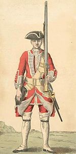 Soldier of 44th regiment, 1742 Soldier of 44th regiment 1742.jpg