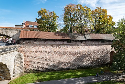 Spittlertormauer, Fürther Tor Nürnberg 20191020 001