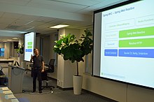 Spring MVC/Web Reactive presentation given by Jurgen Holler Spring5JuergenHoeller2.jpg